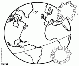 The December Solstice coloring page