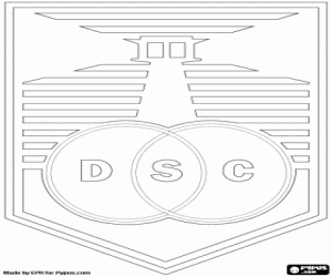Defensor Sporting Club badge coloring page