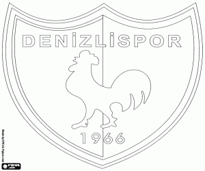 Denizlispor badge coloring page