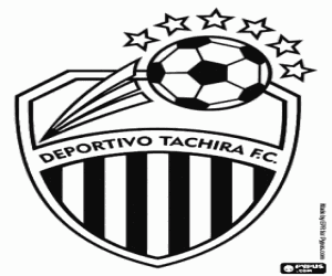Deportivo Táchira badge coloring page