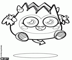 Diavlo, the devil of Moshi Monsters coloring page