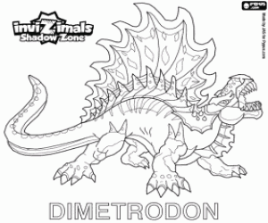 Dimetrodon, Invizimals Shadow Zone coloring page