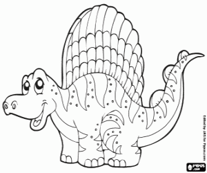 Dimetrodon coloring page
