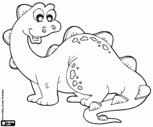 Diplodocus coloring page