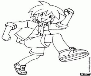 Ditt Lee from Mix Master coloring page