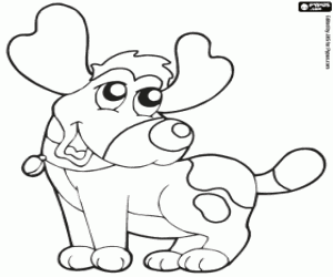 Dog coloring page