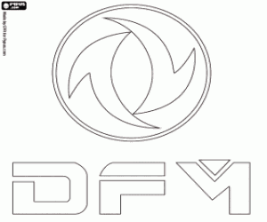 Dongfeng Motor logo coloring page