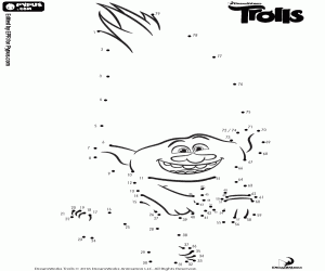 Dot to dot with Guy Diamond coloring page