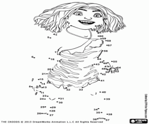 Dot to dot Eep coloring page