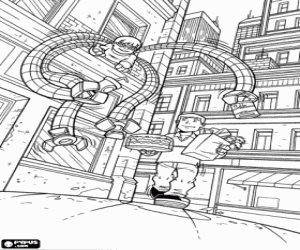 Dr Octopus of Super Hero Squad coloring page