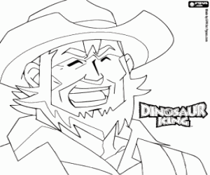 Dr. Taylor, Dinosaur King coloring page