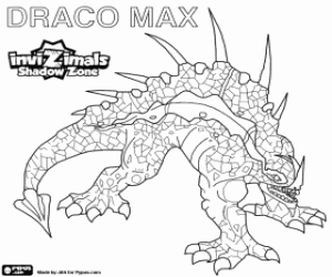 Draco Max, Invizimals Shadow Zone coloring page