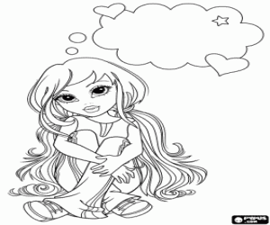 The dreams of Moxie Girlz coloring page