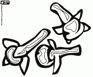 Dried cloves, a spice coloring page