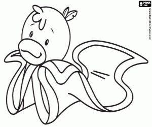 Duckling blanket, Chloe's friend coloring page