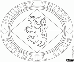 Dundee United logo coloring page