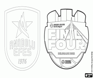 Efes, EuroLeague champion 2021-2022 coloring page