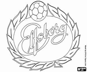 IF Elfsborg emblem coloring page