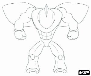 The elusive Goad, Gormiti coloring page
