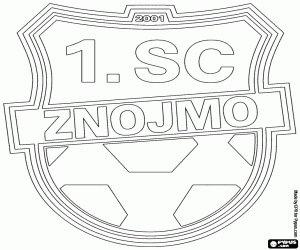 Emblem of 1. SC Znojmo FK coloring page