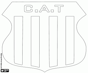 Emblem of CA Talleres de Córboba coloring page