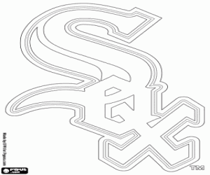 Emblem of Chicago White Sox coloring page