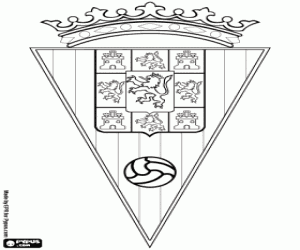 Emblem of Cordoba CF coloring page