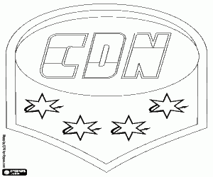Emblem of Crucero del Norte coloring page