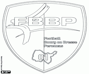 Emblem of FBBP 01 coloring page