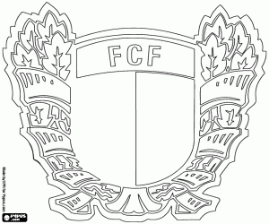 Emblem of FC Famalicão coloring page