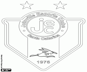 Emblem of Joinville Esporte Clube coloring page