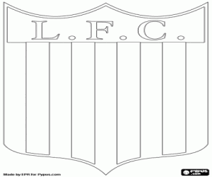 Emblem of Liverpool FC, Uruguay coloring page