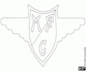 Emblem of Moreirense FC coloring page