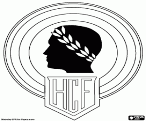 Emblem of Hércules CF, Alicante coloring page