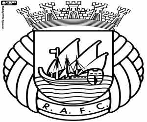 Emblem of Rio Ave FC coloring page