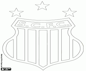 Emblem of Sampaio Corrêa FC coloring page