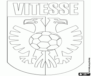 Emblem of SBV Vitesse coloring page