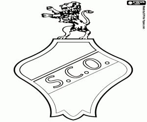 Emblem of SC Olhanense coloring page