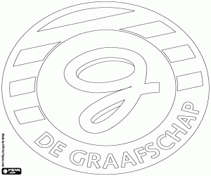 Emblem of VBV De Graafschap coloring page