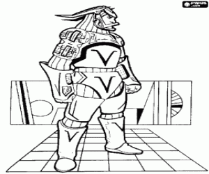 The enemy in Tron is Sark coloring page
