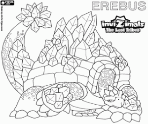 Erebus, Invizimals The Lost Tribes coloring page