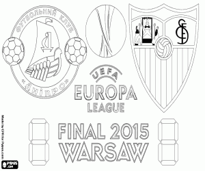 Europe League Final 2014-2015 coloring page
