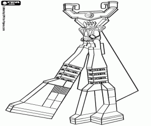 The evil President Business coloring page