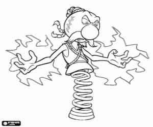 The evil sorcerer Zeebad coloring page
