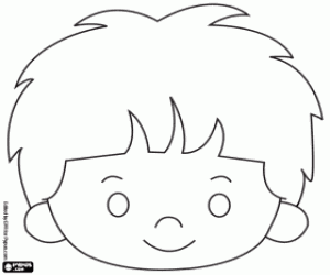 The face of Jet, friend of Chloe coloring page