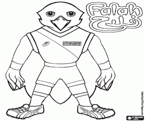Falah, Doha 2019 mascot coloring page
