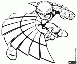 Falcon, a Super Hero Squad character coloring page