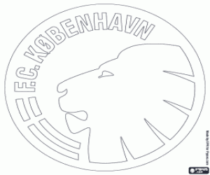 FC Copenhagen logo coloring page