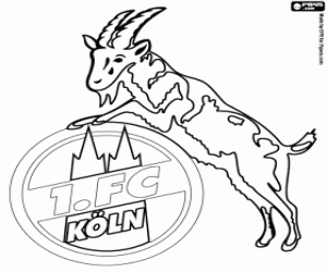 FC Köln badge coloring page