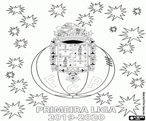 FC Porto, 2019-2020 champion coloring page